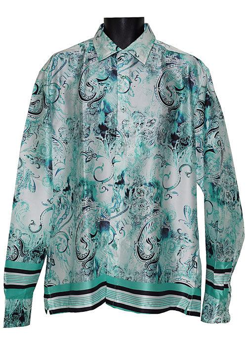 Cigar Satin Shirt # PS653 Mint - Alligator World