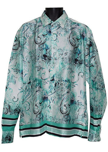 Cigar Satin Shirt # PS653 Mint
