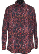 Cigar Shirt # S4403 Red - Alligator World