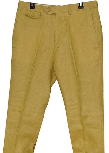 Cigar Linen Pants # SL700 Mustard