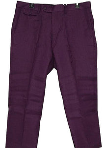 Cigar Linen Pants # SL700 Purple - Alligator World