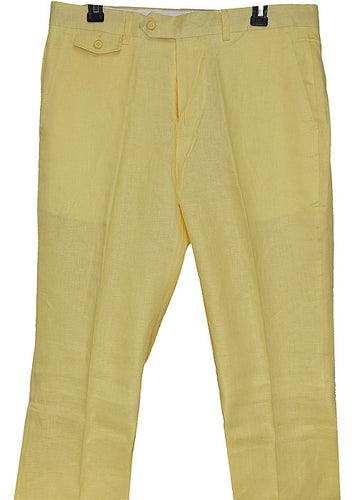 Cigar Linen Pants # SL700 Yellow