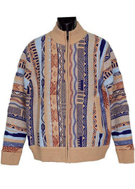 Cigar Sweater Jacket # SWJ1475 Cream - Alligator World