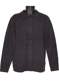 Cigar Button-Down Sweater/Jacket # K531 Charcoal