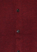 Load image into Gallery viewer, Cigar Button-Down Sweater/Jacket # K531 Ruby
