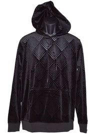 Cigar Velvet Hoodie # LP157 Black