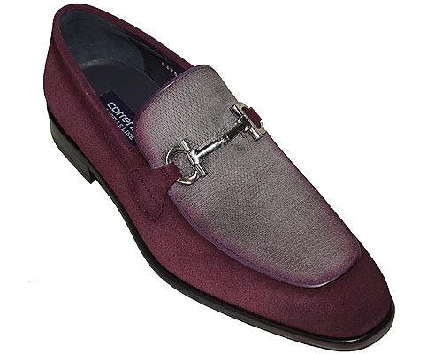 Corrente Weekly Deal # WS72579 Burgundy/Taupe - Alligator World