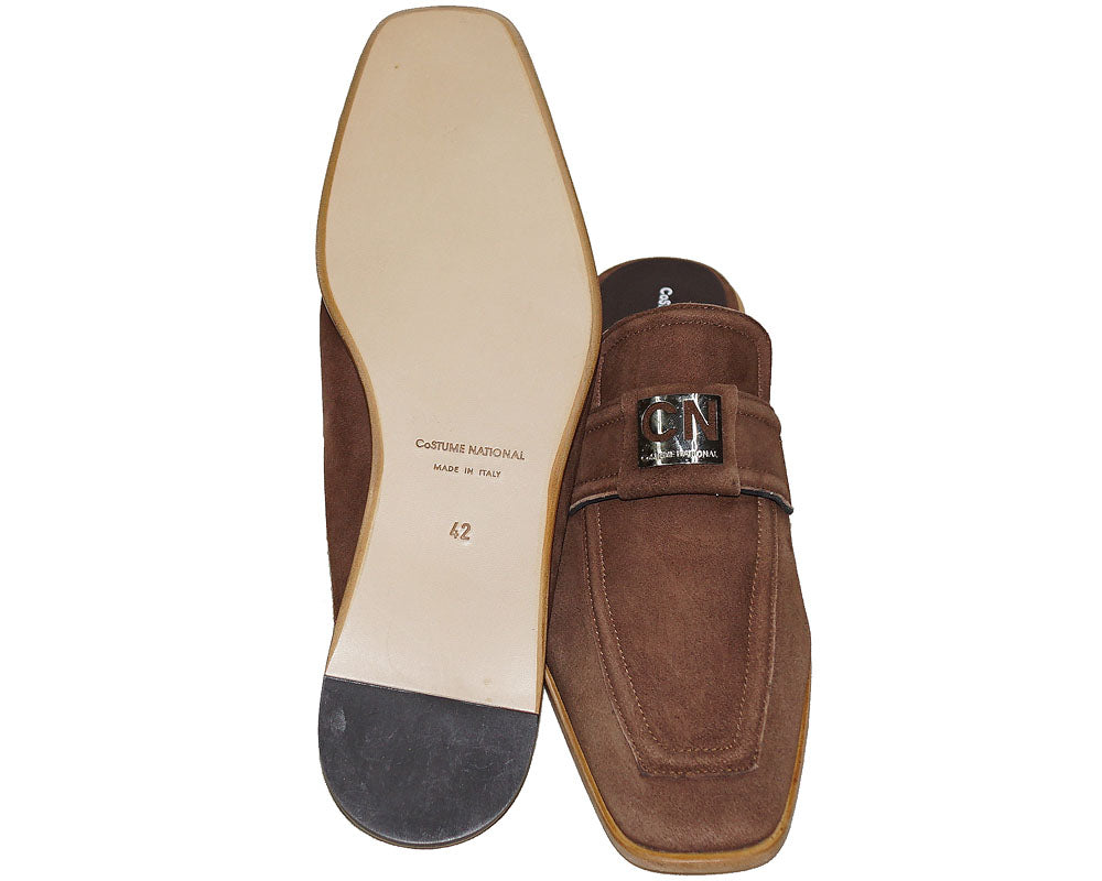 Costume National Fashion Shoes 12703 Suede Italian Brand Names
