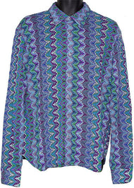 Daniel Benjamin Shirt # Knit112 Blue/Green - Alligator World
