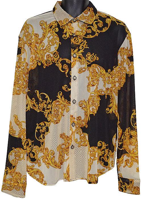 Daniel Benjamin Shirt # Mesh20 Black/Beige - Alligator World