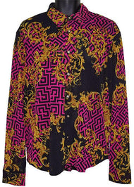 Daniel Benjamin Shirt # Mesh24 Black/Pink - Alligator World