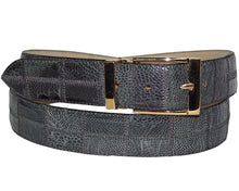 Load image into Gallery viewer, David Eden Ostrich Leg Belt # 2501
