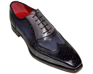 Emilio Franco Tri-Tone Lace-Up Shoes # 56486