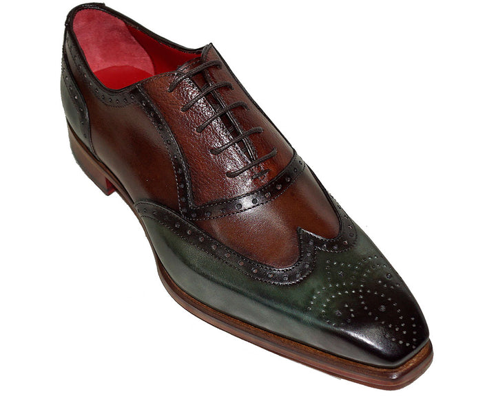 Emilio Franco Tri-Tone Lace-Up Shoes # 56486