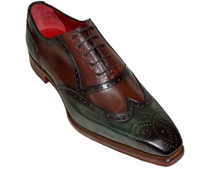 Emilio Franco Tri-Tone Lace-Up Shoes # 56486