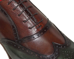 Emilio Franco Tri-Tone Lace-Up Shoes # 56486