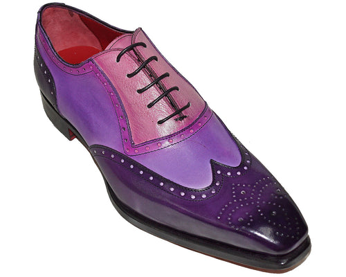 Emilio Franco Tri-Tone Lace-Up Shoes # 56486