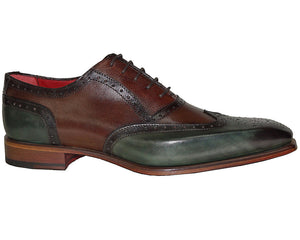 Emilio Franco Tri-Tone Lace-Up Shoes # 56486