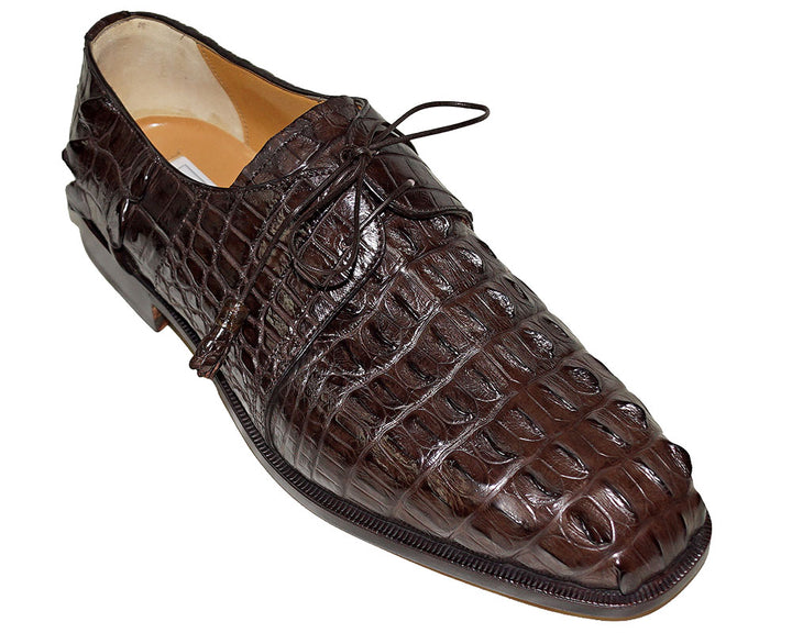 Ferrini Hornback Alligator Lace-Up Shoes # 3786H16
