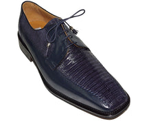 Load image into Gallery viewer, Ferrini Lizard/Leather Lace-Up Shoes
