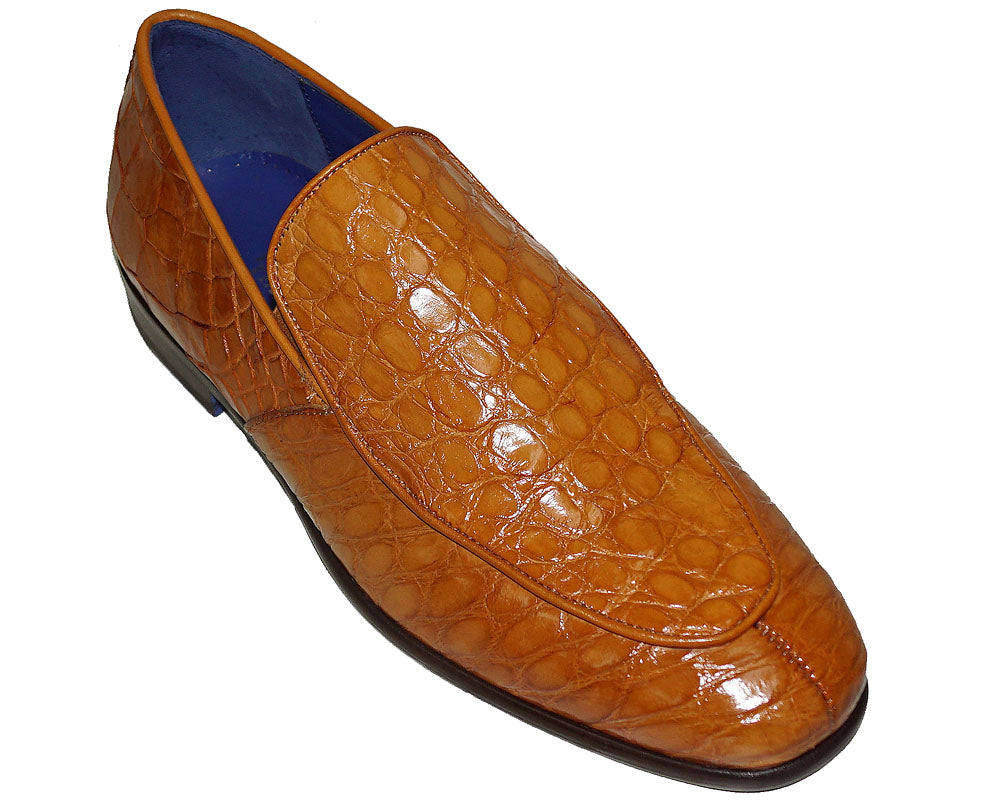 Fennix Italy Alligator Slip-On Shoes 'Capri'