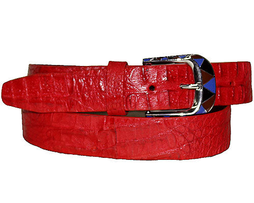Marco di Milano Crocodile Belt # LB26 Red