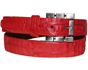 Marco di Milano Crocodile Belt # LB27 Red