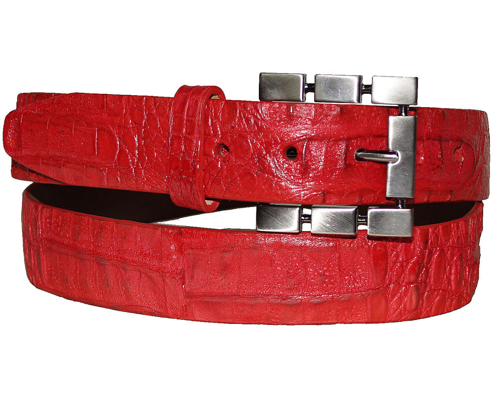 Marco di Milano Crocodile Belt # LB27 Red