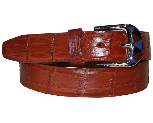 Marco di Milano Alligator Belt # LB37 Cognac