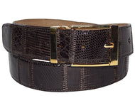 David Eden Crocodile/Lizard Belt # LB62 Brown