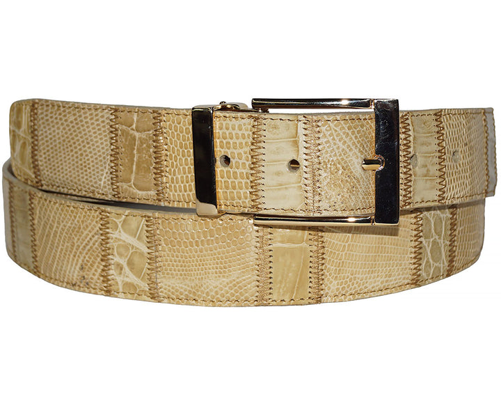 David Eden Crocodile/Lizard Belt # LB62 Bone