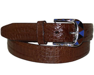 Marco di Milano Crocodile Belt # LB71 Tabac
