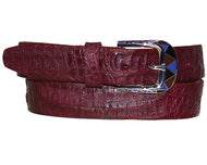Marco di Milano Crocodile Belt # LB72 Burgundy