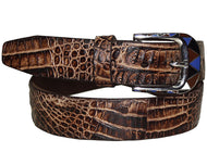 Marco di Milano Crocodile Belt # LB75 Brown Combo