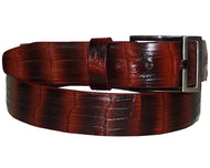 Marco di Milano Alligator Belt # LB85 Cognac Combo
