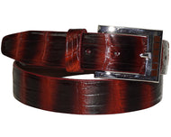 Marco di Milano Alligator Belt # LB89 Cognac Combo