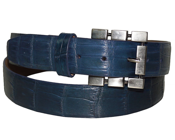 Marco di Milano Alligator Belt # LB90 Blue