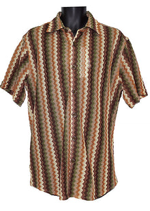 Load image into Gallery viewer, Lanzino Linen Blend Shirt # SSL132 Coffee
