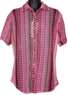 Load image into Gallery viewer, Lanzino Linen Blend Shirt # SSL135 Pink
