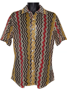 Load image into Gallery viewer, Lanzino Linen Blend Shirt # SSL138 Gold
