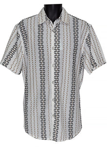 Load image into Gallery viewer, Lanzino Linen Blend Shirt # SSL142 Beige
