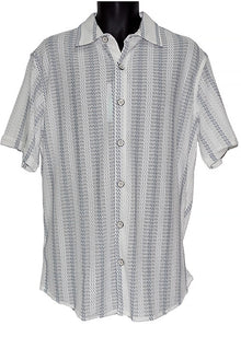 Load image into Gallery viewer, Lanzino Linen Blend Shirt # SSL143 Silver
