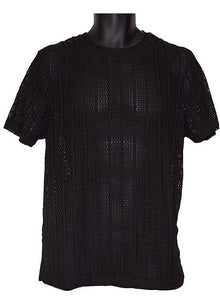 Load image into Gallery viewer, Lanzino Linen Blend T-Shirt # TP003 Black
