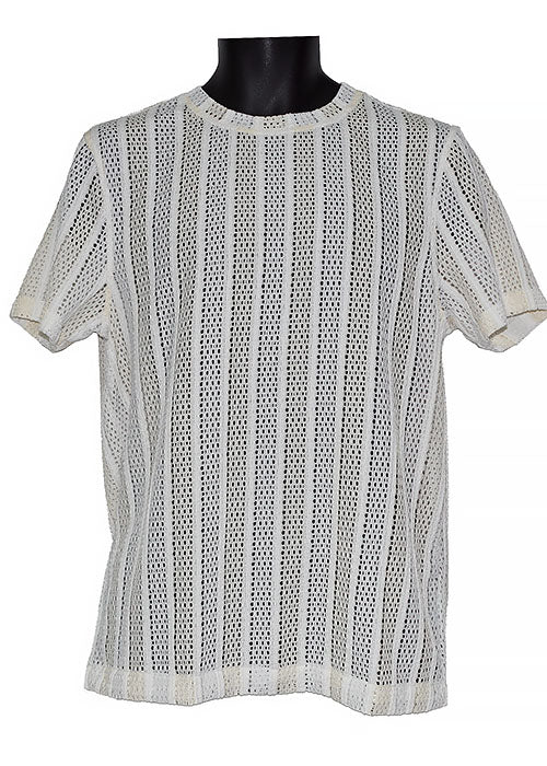 Lanzino Linen Blend T-Shirt # TP003 Cream