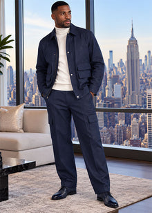 Load image into Gallery viewer, Lanzino Jacket/Pants Set # JK146 Navy
