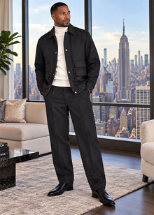 Load image into Gallery viewer, Lanzino Jacket/Pants Set # JK151 Black
