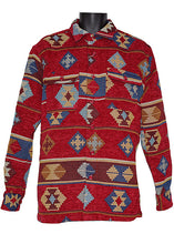 Load image into Gallery viewer, Lanzino Button-Down Shirt/Jacket # LSL773 Red
