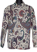 Load image into Gallery viewer, Lanzino Button-Down Shirt/Jacket # LSL7778 Off-White
