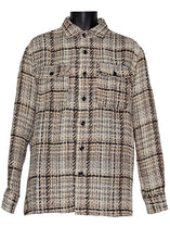 Load image into Gallery viewer, Lanzino Button-Down Shirt/Jacket # LSL785 Beige
