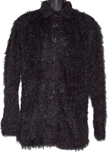 Load image into Gallery viewer, Lanzino Button-Down Shirt/Jacket # LSL794 Black
